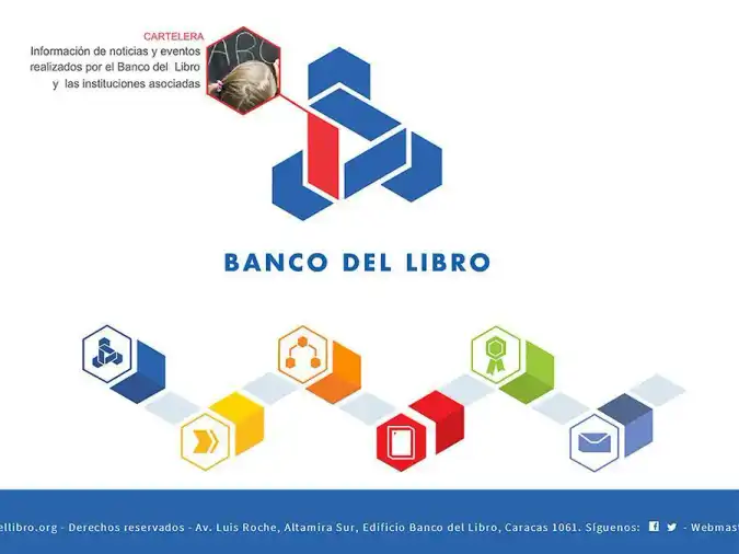 Enfoque del menú de navegación página web Banco del Libro